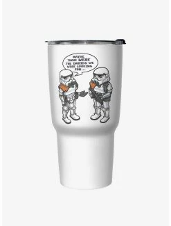 Hot Sale 👍 Star Wars Droid Whoops White Stainless Steel Travel Mug 👍