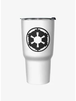 Budget 🧨 Star Wars Empire Emblem White Stainless Steel Travel Mug 🛒