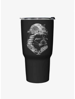 Hot Sale 👏 Star Wars Empire Head Black Stainless Steel Travel Mug 😀