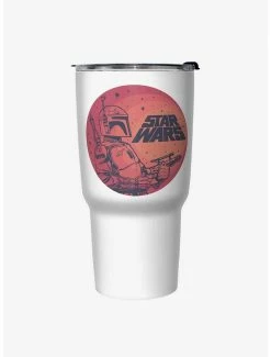 Coupon 🌟 Star Wars Fett Up White Stainless Steel Travel Mug ❤️