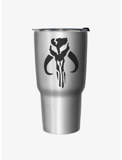 Best reviews of 🎉 Star Wars Mandalorian Logo Stainless Steel Travel Mug 🤩