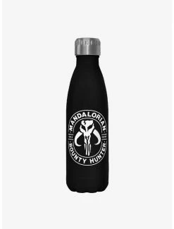 Best reviews of ✨ Star Wars The Mandalorian Gun For Fire Black Stainless Steel Water Bottle 🔔