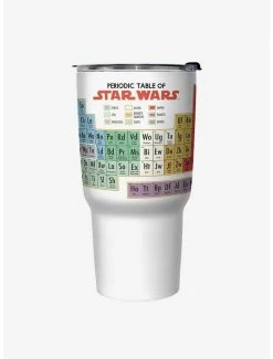 Best deal 🤩 Star Wars Periodically White Stainless Steel Travel Mug 👍