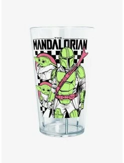 Discount 🔔 Star Wars The Mandalorian Mando Checks Tritan Cup 👍