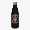 Cheapest ❤️ Star Wars The Mandalorian Lone Wolf Black Stainless Steel Water Bottle 👍