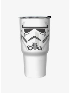 Outlet 🧨 Star Wars Storm Trooper White Stainless Steel Travel Mug 🧨