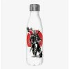 Flash Sale 🤩 Star Wars The Mandalorian Mandolorian Sumi Ink White Stainless Steel Water Bottle 🤩