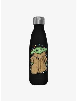 Discount 🎉 Star Wars The Mandalorian Tangled Black Stainless Steel Water Bottle 🥰