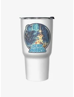 Flash Sale 🔥 Star Wars Vintage Victory White Stainless Steel Travel Mug ⌛