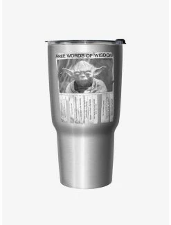 Hot Sale 👍 Star Wars Words Of Wisdom Stainless Steel Travel Mug 🎉