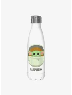 Best deal 😀 Star Wars The Mandalorian The Child Cute Bassinet White Stainless Steel Water Bottle 🌟