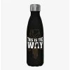 Deals 💯 Star Wars The Mandalorian Way Black Stainless Steel Water Bottle 🎉
