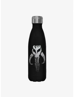 Discount 🔔 Star Wars Bantha Logo Black Stainless Steel Water Bottle 😉