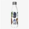 Best deal 💯 Star Wars Doodles White Stainless Steel Water Bottle 😀