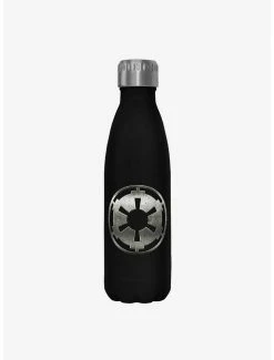 Buy 🌟 Star Wars Empire Logo Black Stainless Steel Water Bottle 💯