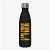 Outlet ✔️ Star Wars Fathers Day Black Stainless Steel Water Bottle 🌟