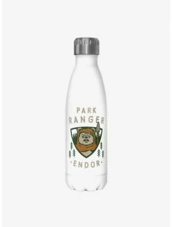 New 🔥 Star Wars Park Ranger White Stainless Steel Water Bottle ⭐