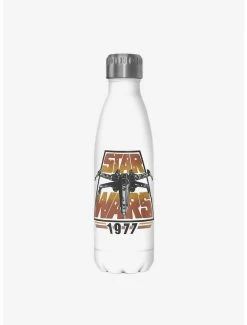 Brand new 🧨 Star Wars Space Travel White Stainless Steel Water Bottle 💯