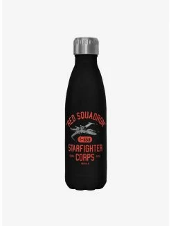 Outlet 🥰 Star Wars Starfighter Corps Black Stainless Steel Water Bottle ✨