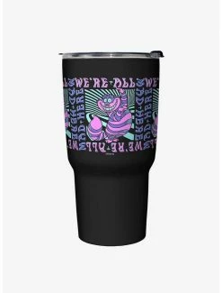 Top 10 🧨 Disney Alice in Wonderland Cheshire Mad Here Trip Travel Mug 🔔