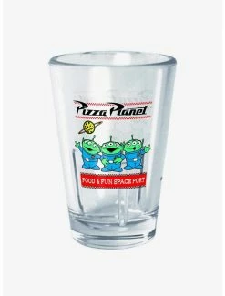 Promo 💯 Disney Pixar Toy Story Pizza Planet Alien Mini Glass ⌛