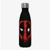 Best Pirce 👏 Marvel Deadpool Splatter Icon Stainless Steel Water Bottle 😍