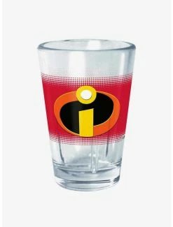 Brand new 🔥 Disney Pixar The Incredibles Logo Mini Glass 🧨