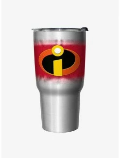 Promo ❤️ Disney Pixar The Incredibles Logo Travel Mug 🔔