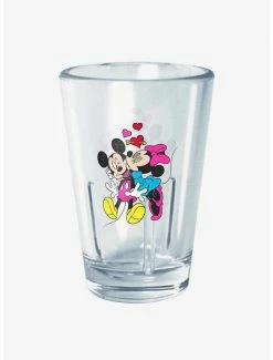 Coupon 🛒 Disney Mickey Mouse Mickey Minnie Love Mini Glass 👍