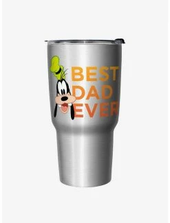 Promo ❤️ Disney Mickey Mouse Goofy Best Dad Ever Travel Mug 😍