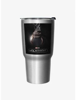 Hot Sale 🎁 Marvel Moon Knight Crescent Dart Poster Travel Mug 💯