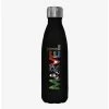 New 🛒 Marvel Hero Letters Stainless Steel Water Bottle 😍