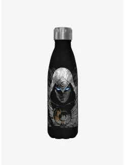 Discount 😀 Marvel Moon Knight Suit Up Stainless Steel Water Bottle 🥰