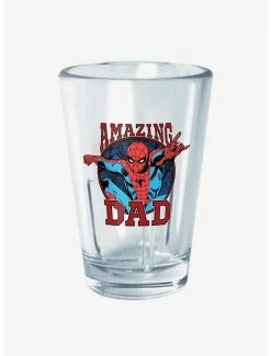 New 🤩 Marvel Spider-Man Amazing Dad Mini Glass 🧨