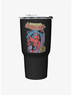 Cheapest 🛒 Marvel Spider-Man Spidey Cover Travel Mug ✨