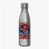 Cheapest 🥰 Marvel Spider-Man Amazing Dad Stainless Steel Water Bottle ✨