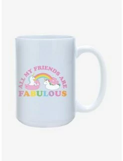 Promo 🌟 Care Bears All My Friends Are Fabulous Mug 15oz 🔥