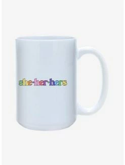 Best reviews of 👍 She Her Hers Pronouns Pride Mug 15oz 🔥