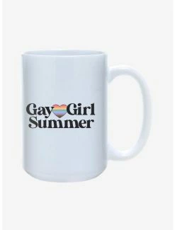 Coupon ⌛ Gay Girl ☀️ Summer Pride Mug 15oz ❤️