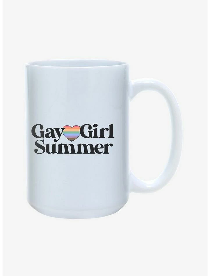 Coupon ⌛ Gay Girl ☀️ Summer Pride Mug 15oz ❤️ 1 Coupon ⌛ Gay Girl ☀️ Summer Pride Mug 15oz ❤️