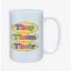 New ⌛ They Them Their Pronouns Pride Mug 15oz ✨
