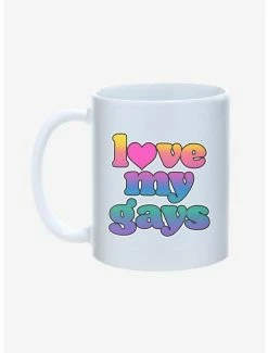Cheapest 🥰 Love My Gays Pride Mug 11oz 😀