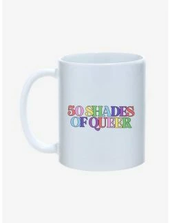 Cheap 🎉 50 Shades of Queer Pride Mug 11oz 😉