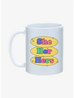 Wholesale 🛒 She Her Hers Pronouns Pride Mug 11oz 🤩