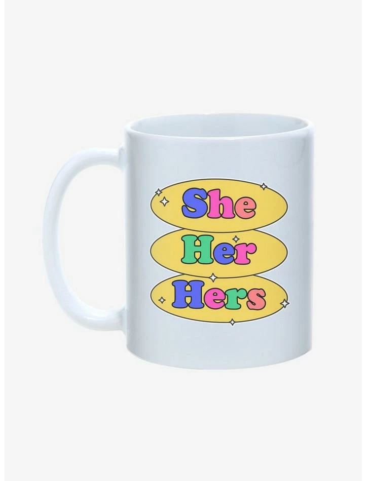 Wholesale 🛒 She Her Hers Pronouns Pride Mug 11oz 🤩 1 Wholesale 🛒 She Her Hers Pronouns Pride Mug 11oz 🤩