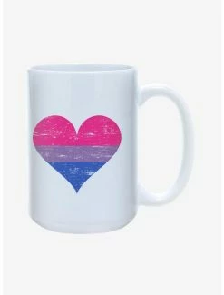 Hot Sale ❤️ Bisexual Heart Mug 15oz 😀
