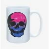 Buy 😀 Bisexual Skull Pride Mug 15oz 🎉