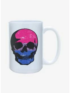 Buy 😀 Bisexual Skull Pride Mug 15oz 🎉