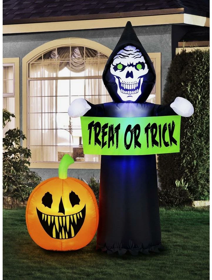 Deals ๐ฅ Reaper and Pumpkin Scene 5.5-foot Inflatable Airblown ๐ฅ 2 Deals ๐ฅ Reaper and Pumpkin Scene 5.5-foot Inflatable Airblown ๐ฅ - Image 2