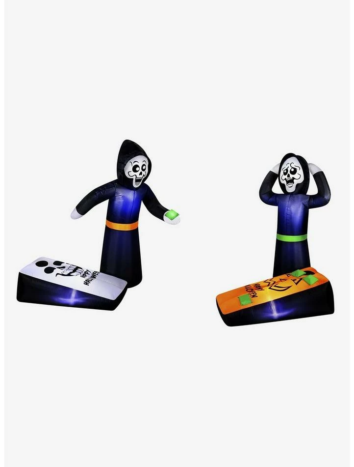 Best Pirce ✔️ Reapers Playing Corn Hole 5-foot Inflatable Airblown 👍 1 Best Pirce ✔️ Reapers Playing Corn Hole 5-foot Inflatable Airblown 👍